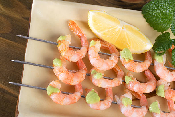 istock shrimp on skewers with wasabi sauce 623297112