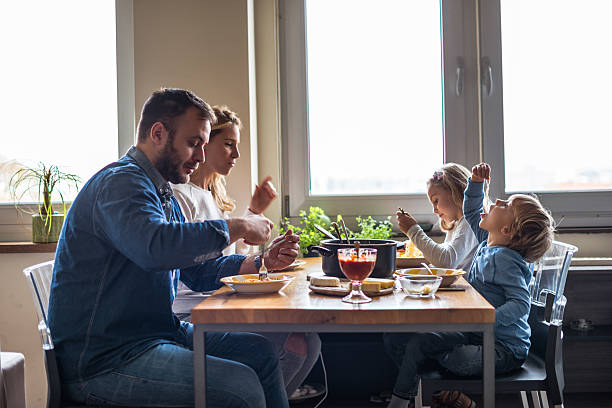 istock Family lunch time 623300316