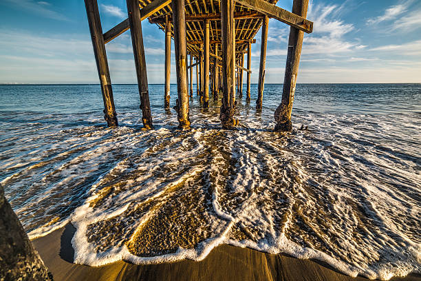 istock Malibu pier wooden poles 623301394