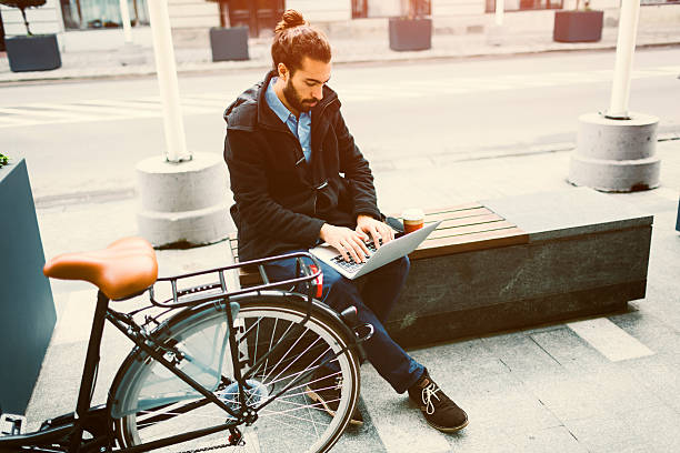 istock Young Businessman Using Digital Tablet Outdoors. 623302938