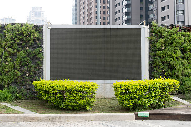 istock Large blank billboard on a street wall 623344038