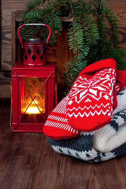 istock Christmas still life with bright symbols 623344952