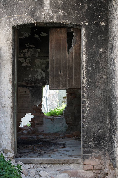istock old entrace in one old house destroyed after earthquake 623348604