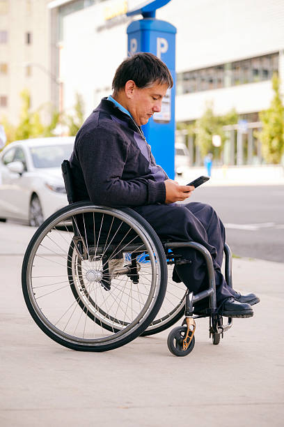 istock Disabled Business Man in the City 623350686