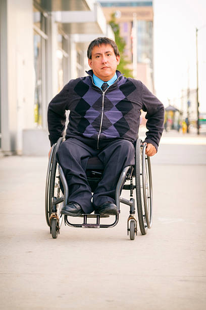 istock Disabled Business Man in the City 623350984