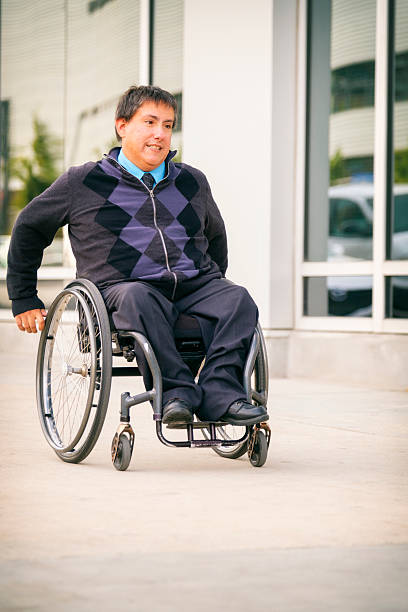 istock Disabled Business Man in the City 623351018