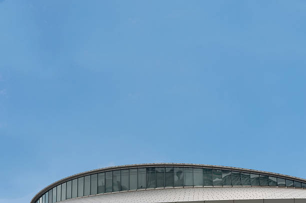 istock Office building in the city under blue sky 623354578
