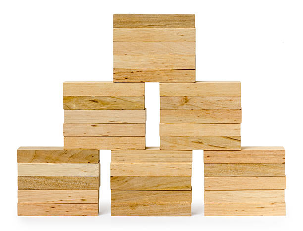 istock wall of bricks from wooden game 623356106