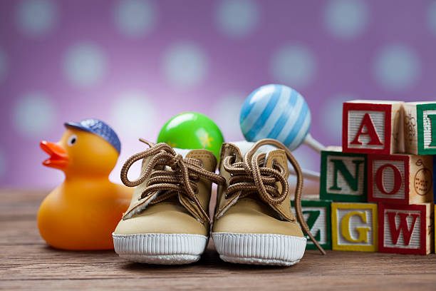 istock Children's World toy on a wooden background. 623356364