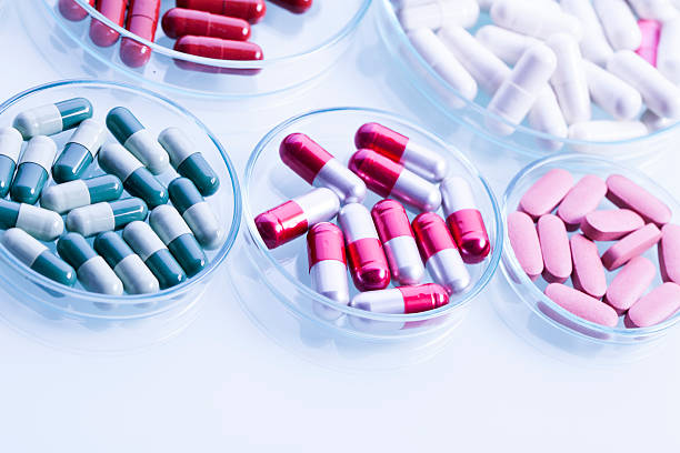 istock Set of capsules on white background 623360602