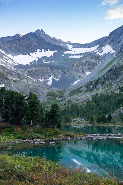 istock Lake bank, Altai mountains, Russia 623361066
