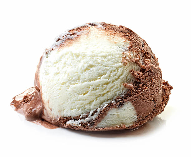 istock vanilla and chocolate ice cream ball 623363632