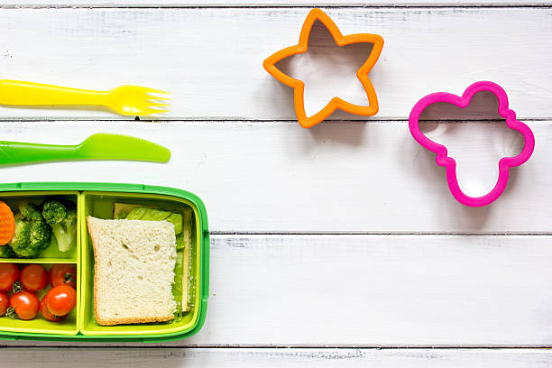istock kid menu lunchbox for school top view on wooden background 623367814