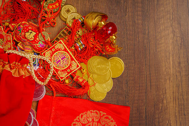 istock Close-up of Chinese New Year Gift Bag 623372066