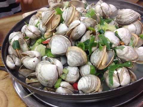 In Korea, this shellfish is very popular.