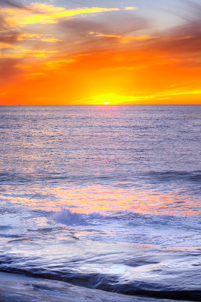 istock Pacific ocean sunset in California 623374126