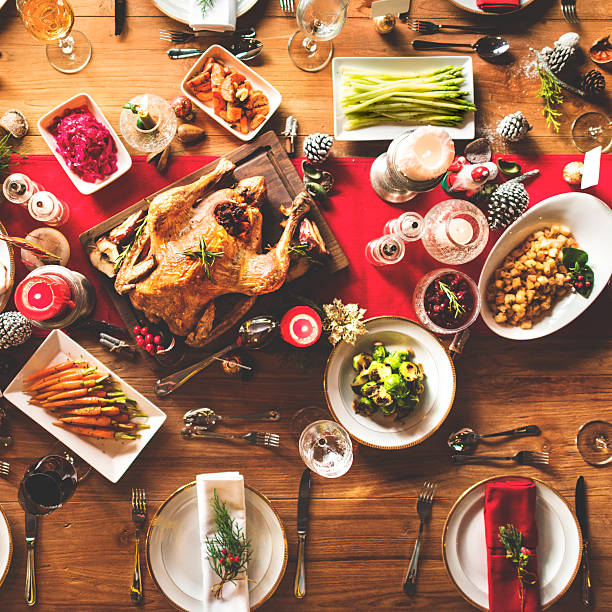 istock Christmas Family Dinner Table Concept 623375170
