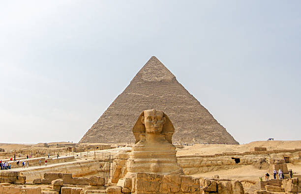 istock Ancient Egyptian Pyramid of Khafre Giza and Great Sphinx 623375656