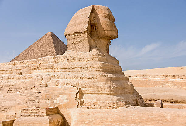 istock Ancient Egyptian Pyramid of Khafre Giza and Great Sphinx 623376146