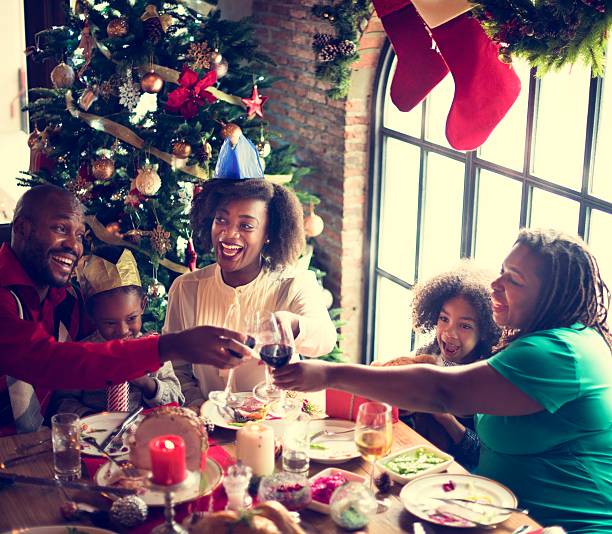 istock Family Together Christmas Celebration Concept 623376968