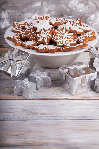 Christmas Star Gingerbread Cookies. Used gingerbread cookies home-handedly made it from me. They are unique pieces and can not be found anywhere.