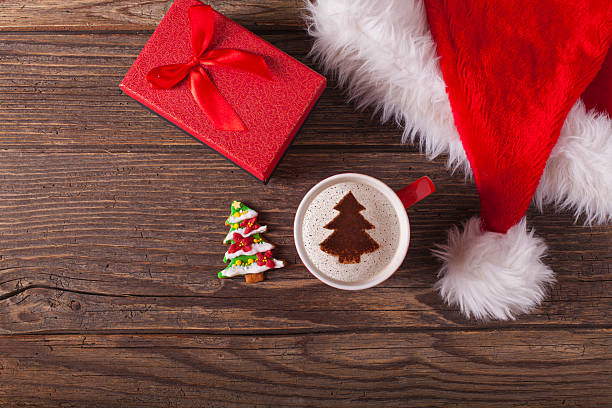 istock Christmas cappuccino and gingerbread cookies 623377970