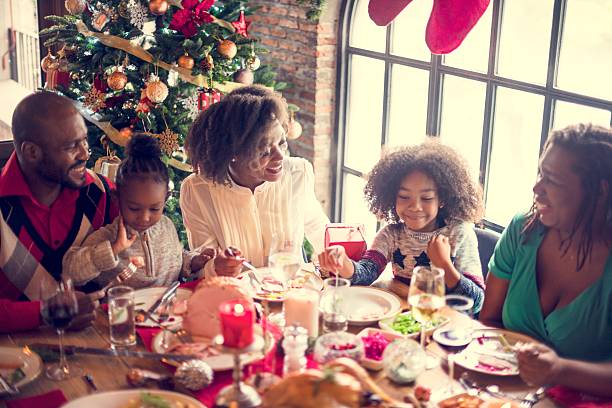 istock Family Together Christmas Celebration Concept 623378070