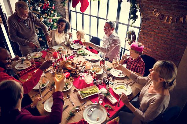 istock Family Together Christmas Celebration Concept 623378316