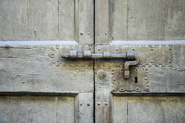 istock Details of an ancient Italian door. 623378504