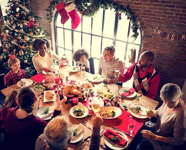 istock Family Together Christmas Celebration Concept 623379120