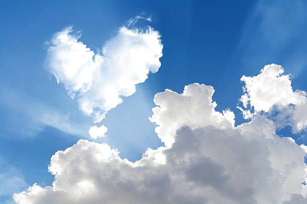 istock romantic Heart Cloud abstract blue sky and cloud nature backgrou 623384248
