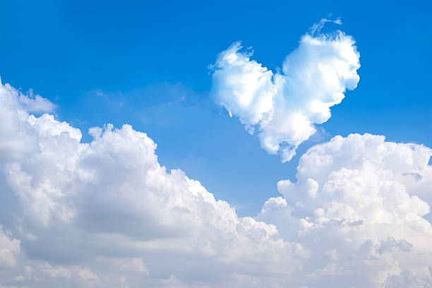 istock romantic Heart Cloud abstract blue sky and cloud nature backgrou 623384362