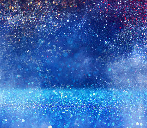 istock glitter vintage lights background. de-focused 623425838