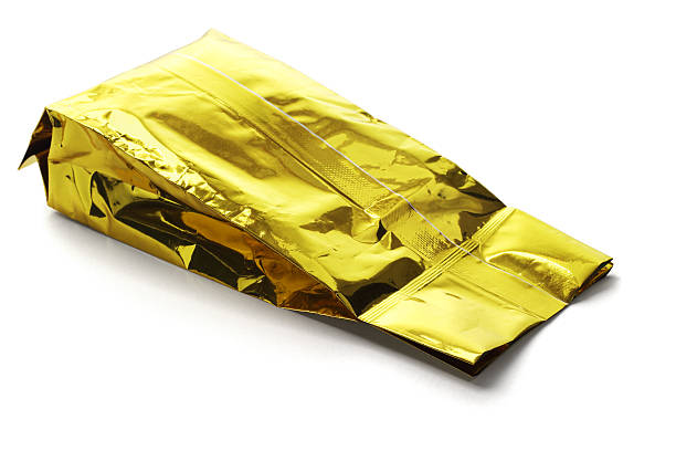 istock Golden Yellow Aluminum Pouch 623438464