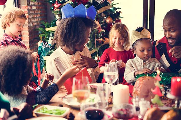 istock Family Together Christmas Celebration Concept 623441630