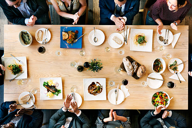 istock Business People Cafe Celebrate Friend Dining Concept 623453980