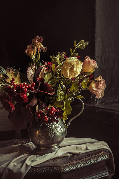 istock Still life with autumn flowers 623456024