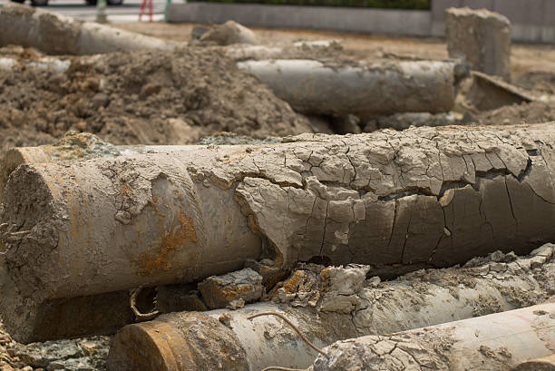 istock Pillars buried in the earth 623476710