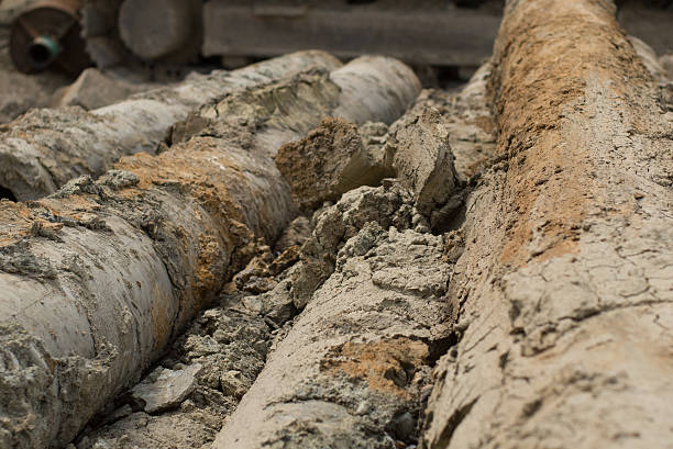 istock Pillars buried in the earth 623476858