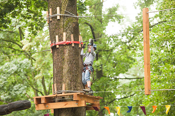 istock Child in a adventure playground 623483702