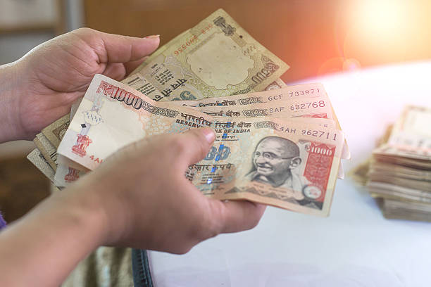 istock Banned Rs 500 and Rs 1000 notes, Indian currency. 623484014