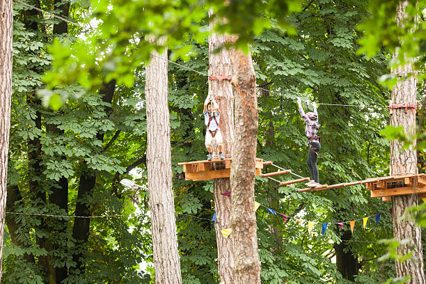 istock Child in a adventure playground 623484668