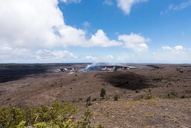 Hale Ma'uma'u Volcano Crater - Kilauea,Big Island of Hawaii -