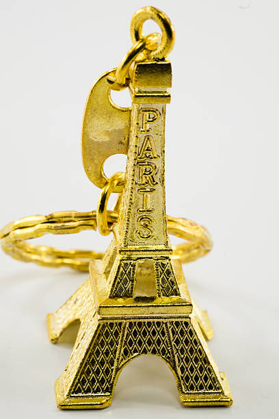 istock eiffel keychain, golden souvenir 623498374