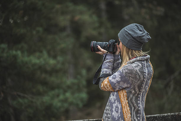 istock Woman photographer 623503322