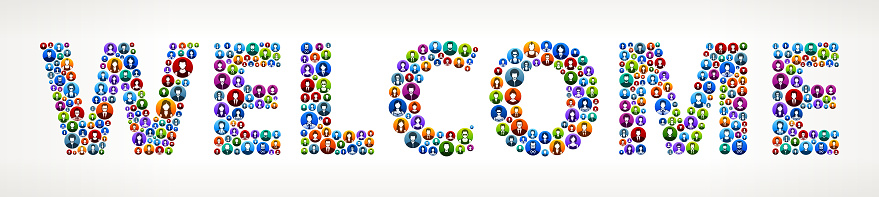 Welcome People Circle Vector Graphic Illustration Stock Illustration ...