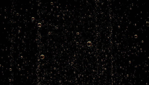 istock Golden Colored Sparkling Champagne Bubbles 623519814