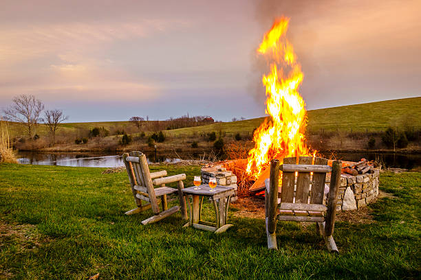 焚き火  - bluegrass ストックフォトと画像
