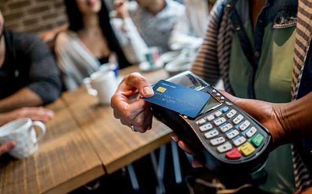 istock Making a contactless payment at a restaurant 623522302