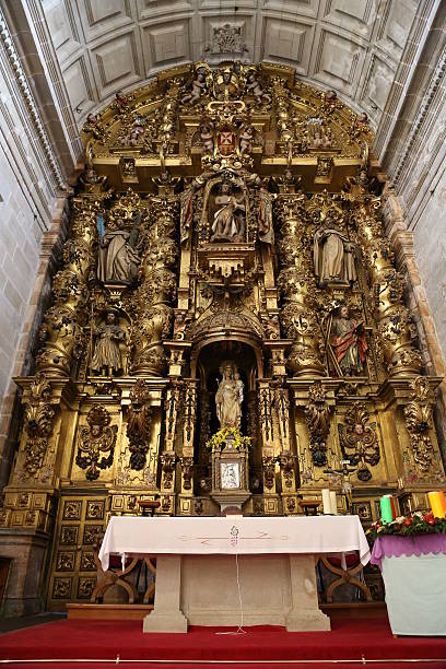 istock Altarpiece of Poio Monastery, Pontevedra 623523232